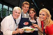 ...mit den beiden Pasta-Duell Siegern (Foto. Martin Schmitz)